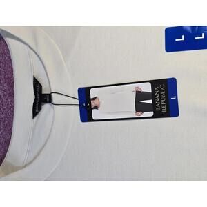 Banana Republic Women's Long Sleeve T-Shirt, Size Large, White